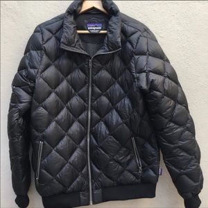 Patagonia black bomber jacket